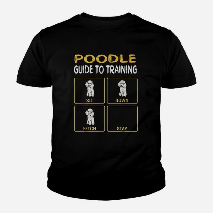 Poodle Guide To Training Dog Kid T-Shirt