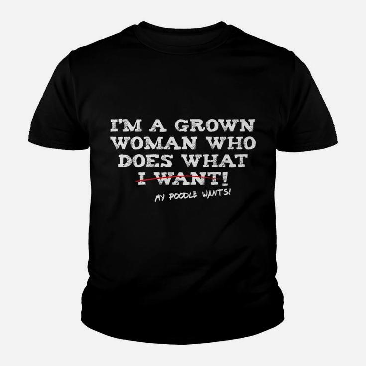 Poodle Mom Funny Dog Owners Kid T-Shirt