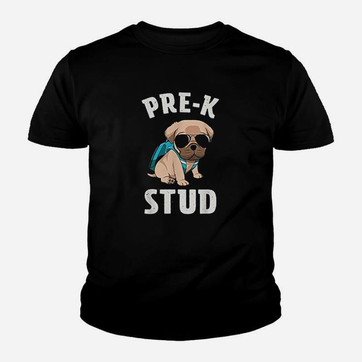 Prek Stud Teacher Gift First Day Of Preschool Back To School Cute Pug Dog Lover Kid T-Shirt