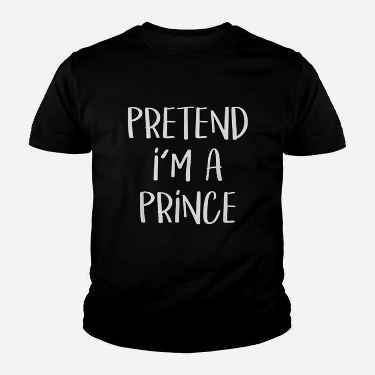 Pretend Im A Prince Costume Funny Halloween Party Kid T-Shirt