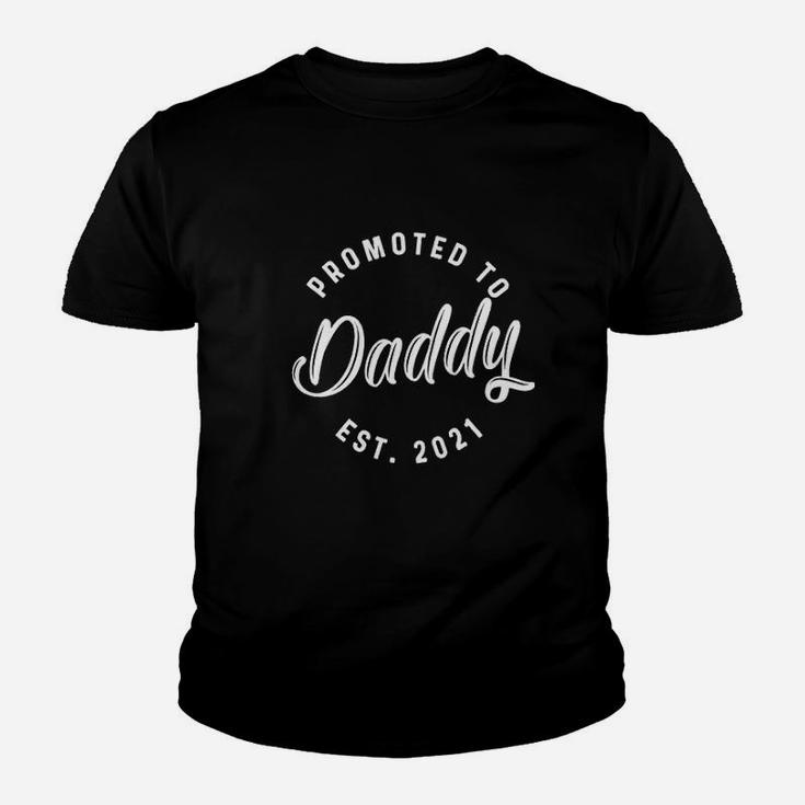 Promoted To Daddy 2021 Funny New Baby Family Kid T-Shirt