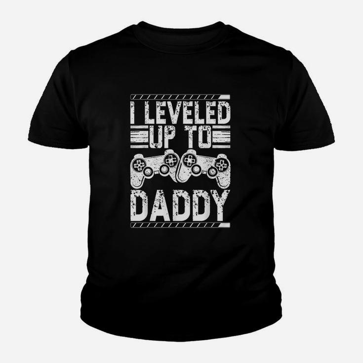 Promoted To Daddy Gamer I Leveled Up To Daddy Kid T-Shirt