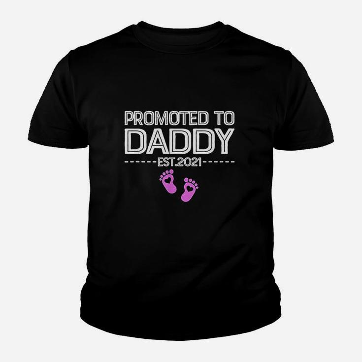 Promoted To Daddy Its A Girl Est 2021 New Dad First Daddy Kid T-Shirt