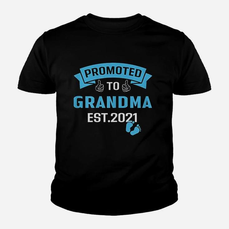 Promoted To Grandma Est 2021 First Time Grandma 2021 Kid T-Shirt