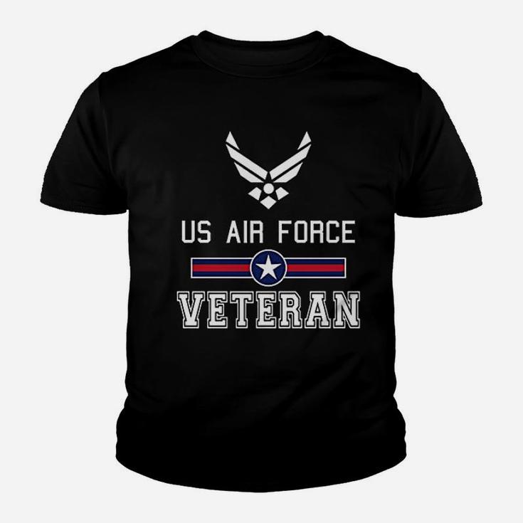 Proud Air Force Veteran Military Pride Kid T-Shirt