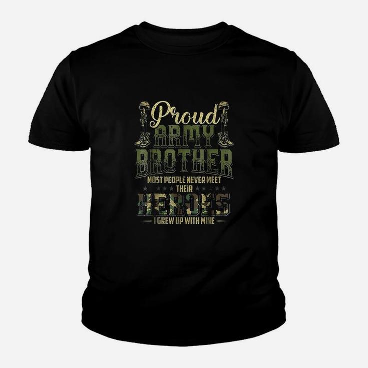 Proud Army Brother Kid T-Shirt