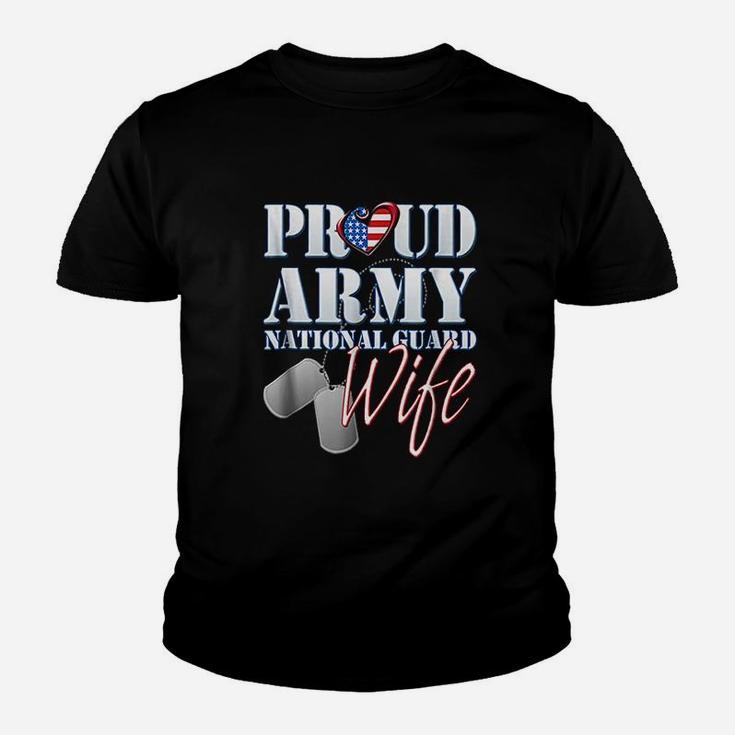 Proud Army National Guard Wife Kid T-Shirt