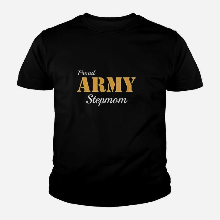 Proud Army Stepmom Veteran Mom Pride Mothers Gift Kid T-Shirt
