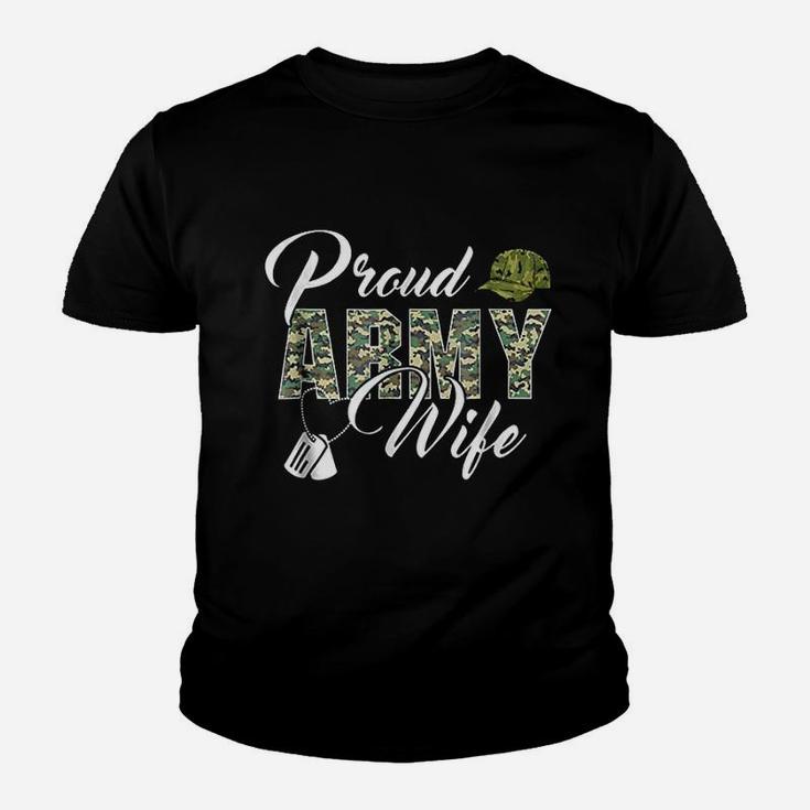 Proud Army Wife Kid T-Shirt