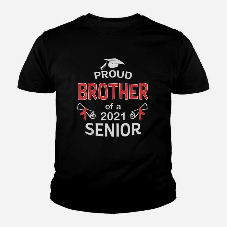 Proud Brother Of A 2021 Senior Shirt Graduation 2021 Kid T-Shirt