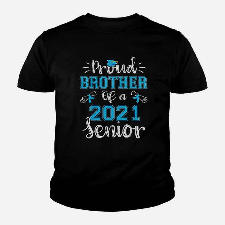 Proud Brother Of A Class Of 2021 Senior Graduation Gift Kid T-Shirt