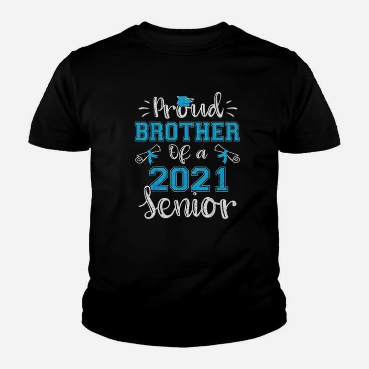 Proud Brother Of A Class Of 2021 Senior Graduation Gift Youth T-shirt