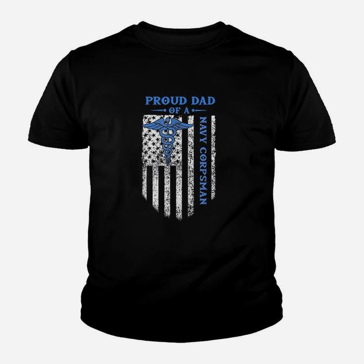 Proud Dad Of A Navy Corpsman Kid T-Shirt