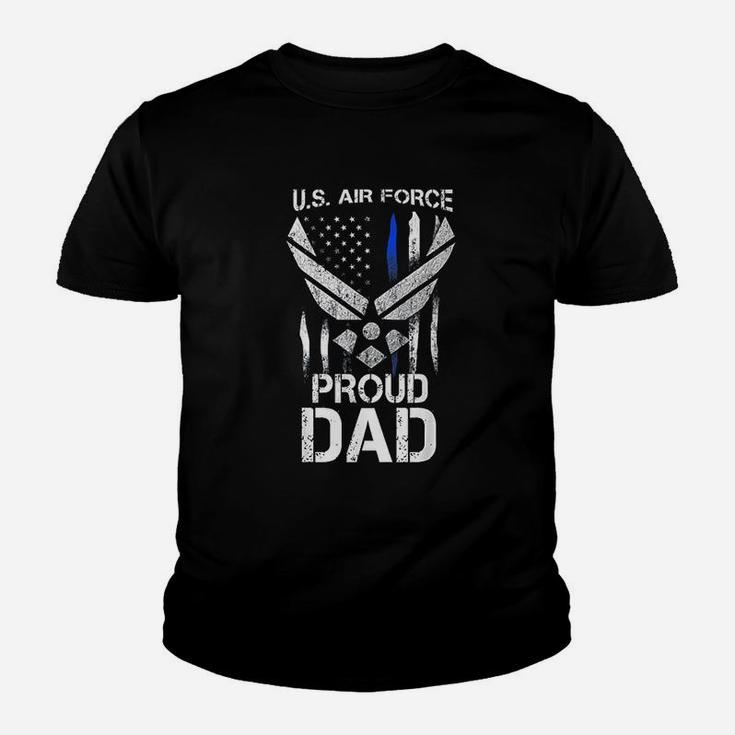 Proud Dad Us Air Force Stars Air Force Family Party Gift Kid T-Shirt