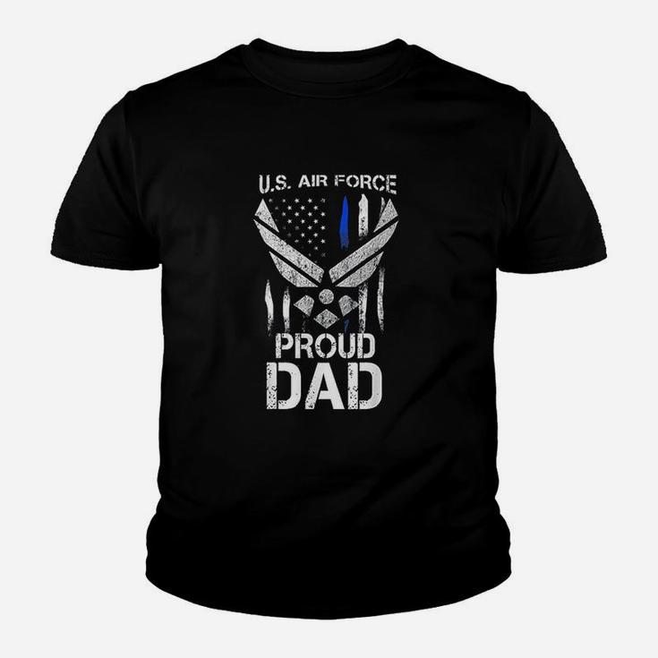 Proud Dad Us Air Force Stars Air Force Family Party Gift Kid T-Shirt