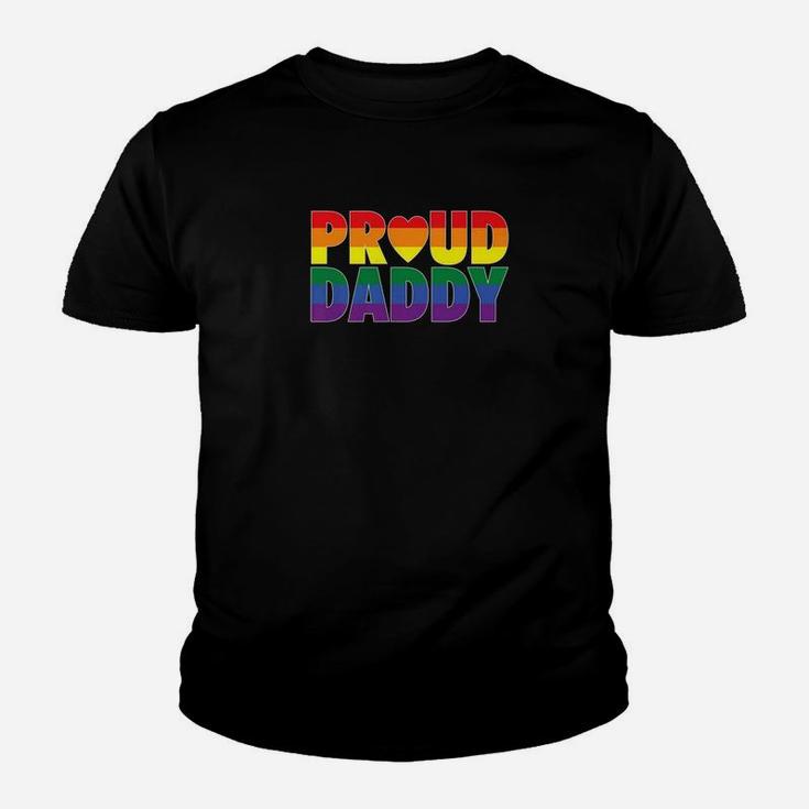 Proud Daddy Lgbt Parent Gay Pride Fathers Day Premium Kid T-Shirt