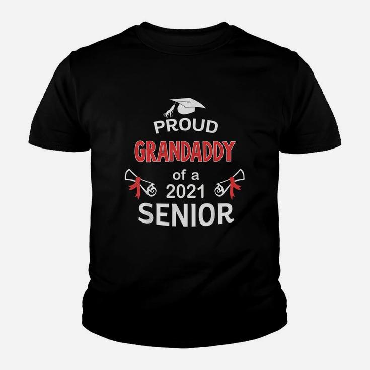 Proud Grandaddy Of A 2021 Senior Graduation 2021 Awesome Family Proud Gift Kid T-Shirt