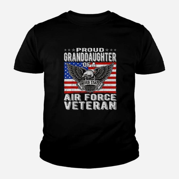 Proud Granddaughter Of A Us Air Force Veteran Kid T-Shirt