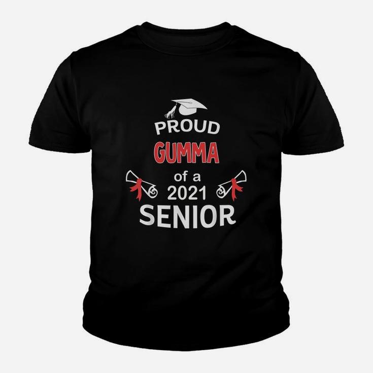 Proud Gumma Of A 2021 Senior Graduation 2021 Awesome Family Proud Gift Kid T-Shirt