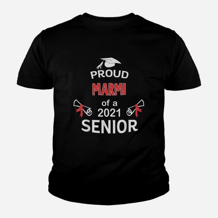 Proud Marmi Of A 2021 Senior Graduation 2021 Awesome Family Proud Gift Kid T-Shirt