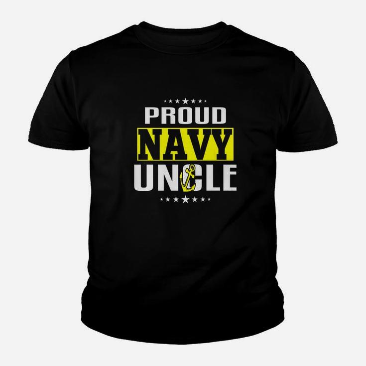Proud Navy Uncle T Us Army Patriotic Gift Kid T-Shirt