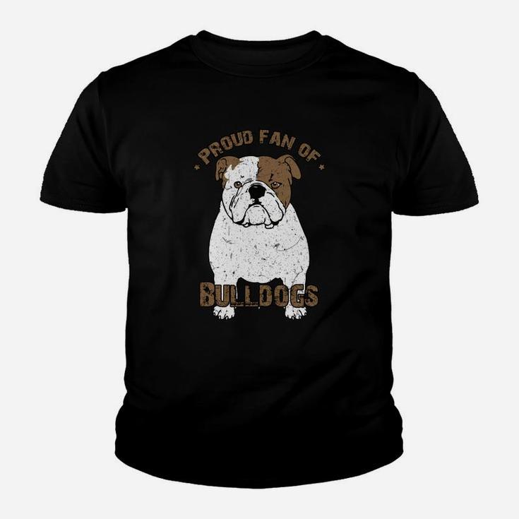 Proud Of Bulldogs For Bulldogs Lover Kid T-Shirt