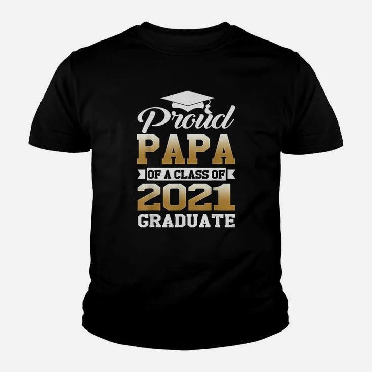 Proud Papa Of A Class Of 2021 Graduate Kid T-Shirt