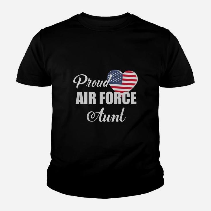 Proud Us Air Force Aunt T-shirt Kid T-Shirt