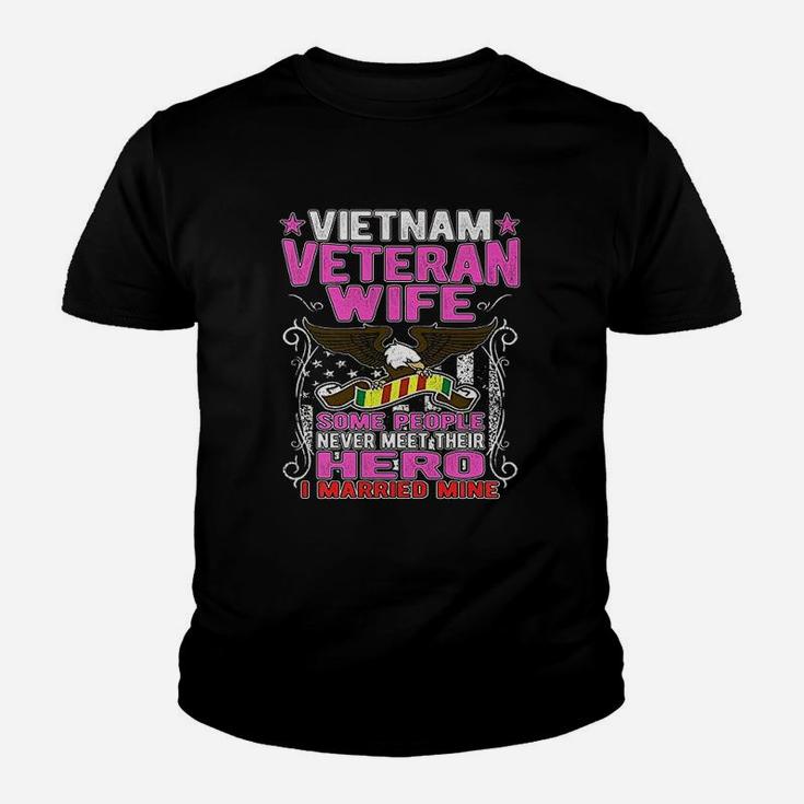 Proud Vietnam Veteran Wife Kid T-Shirt