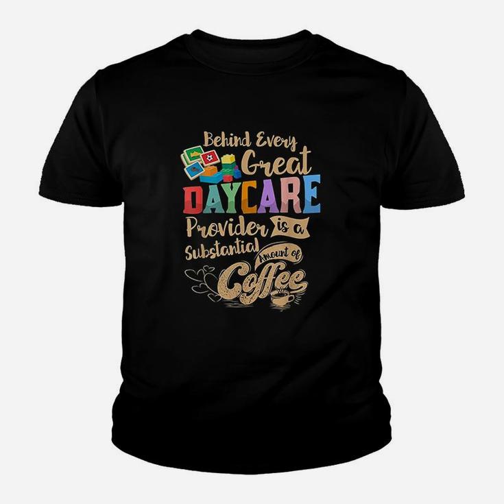 Provider Daycare Teacher Coffee Lover Kid T-Shirt