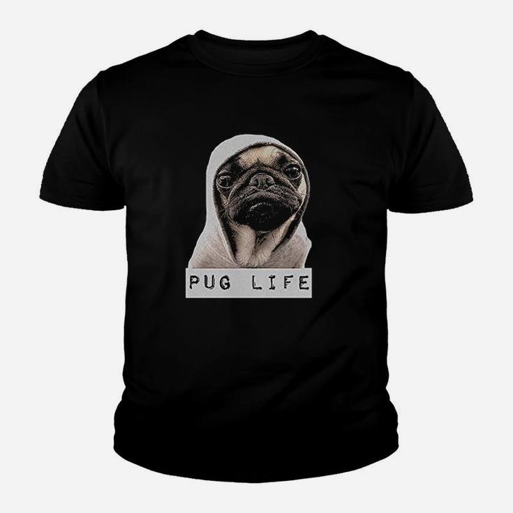 Pug Life Funny Thug Lifes Kid T-Shirt