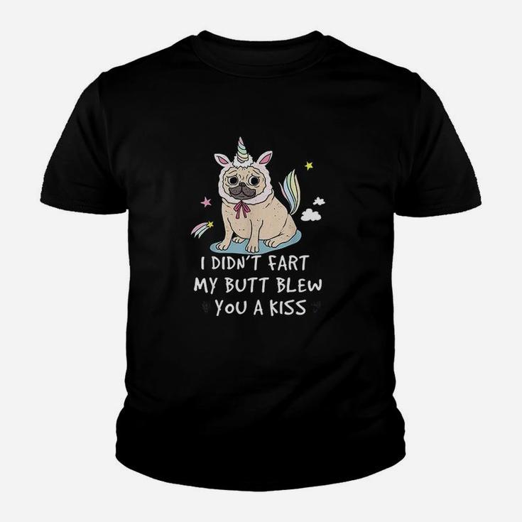Pug Unicorn I Didnt Fart Kid T-Shirt