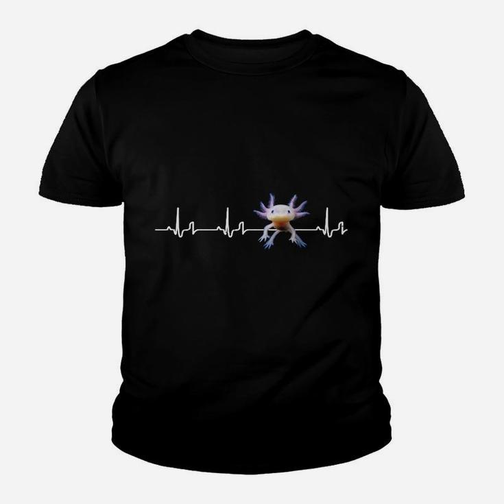 Pulsschlag Herzfrequenz EKG Kinder Tshirt, Comicfigur Design