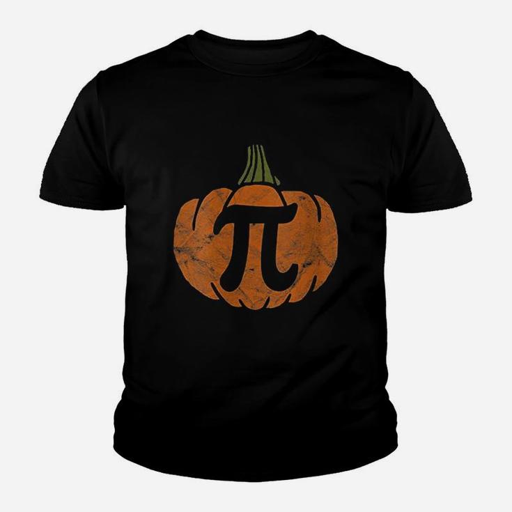 Pumpkin Pi Math Teacher Halloween Thanksgiving Day Kid T-Shirt