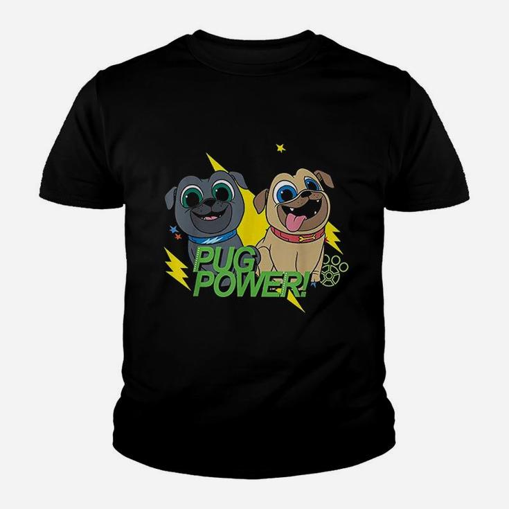 Puppy Dog Pug Powers Kid T-Shirt