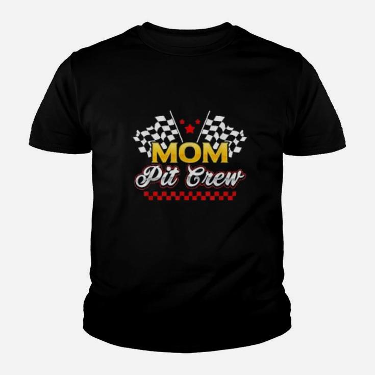 Race Car Birthday Party Racing Family Mom Pit Crew Kid T-Shirt