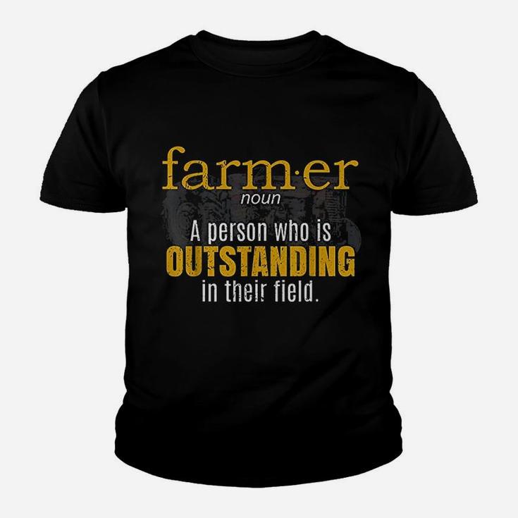 Ranch Farmland Farmer Farming Farm Owner Gifts Tractor Lover Kid T-Shirt