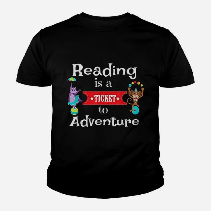 Reading For Kids And Teachers Circus Animal Reading Kid T-Shirt