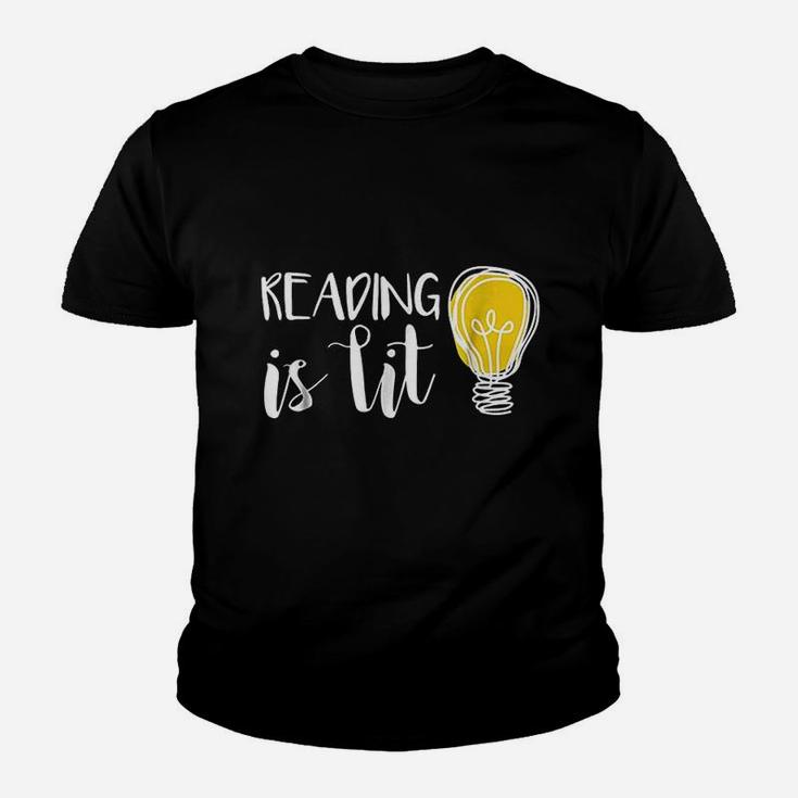 Reading Is Lit English Teacher For Bookworms Kid T-Shirt