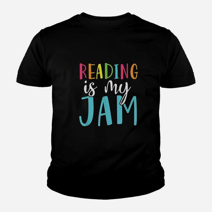 Reading Is My Jam Funny Back To School Teacher Kid T-Shirt
