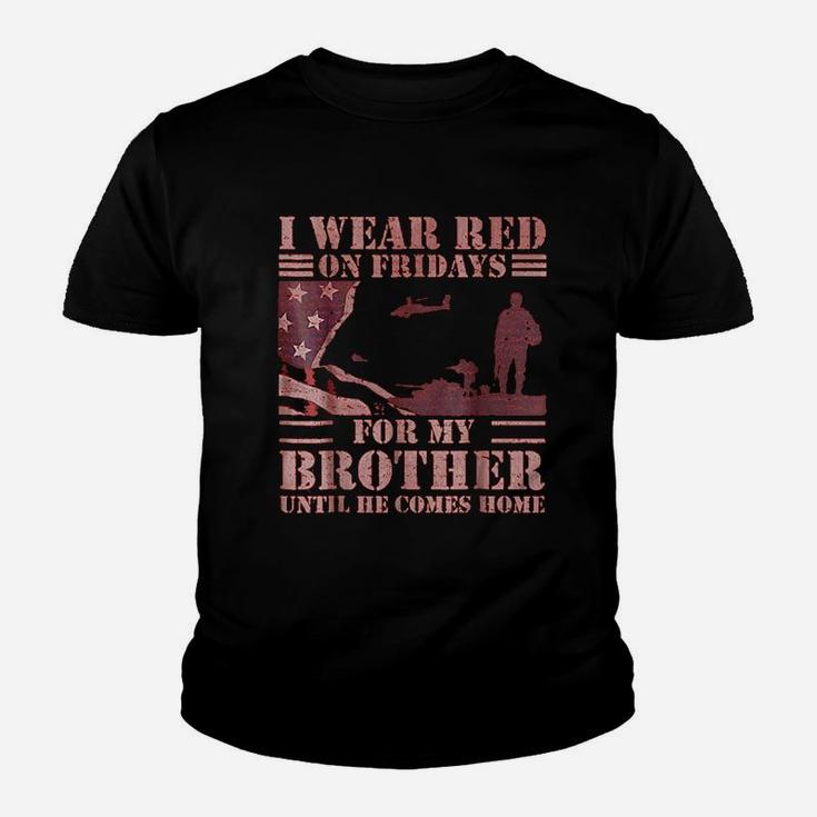 Red Friday Brother Remember Everyone Deployed Kid T-Shirt