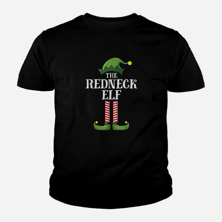 Redneck Elf Matching Family Group Christmas Party Pajama Kid T-Shirt