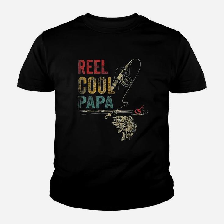 Reel Cool Papa Fish Fishing, dad birthday gifts Kid T-Shirt