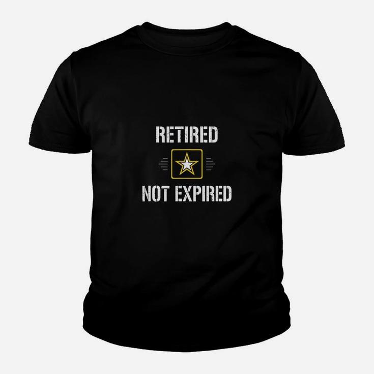 Retired Not Expired Military Army Kid T-Shirt