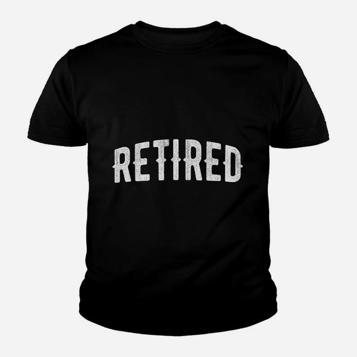 Retired Not My Problem Anymore Daddy Retirement Kid T-Shirt