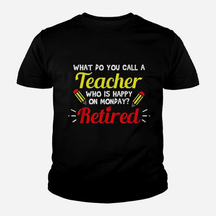 Retired Teacher Teacher Retirement Kid T-Shirt