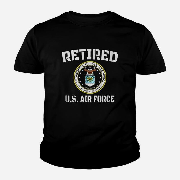 Retired Us Air Force Veteran Kid T-Shirt