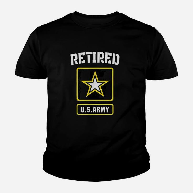 Retired Us Army Veteran Kid T-Shirt