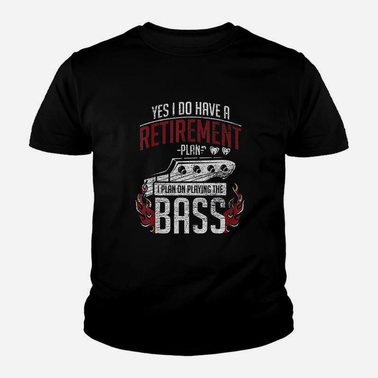 Bass Guitar T-Shirt - Retirement Plan - Retired Bassist Bass Guitar T-Shirt - Retirement Plan - Retired Bassist