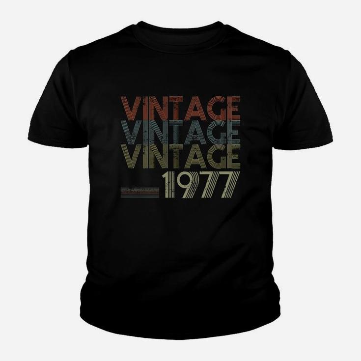 Retro Classic Vintage 1977 - 45th Gift 45 Yrs Years Old  Kid T-Shirt